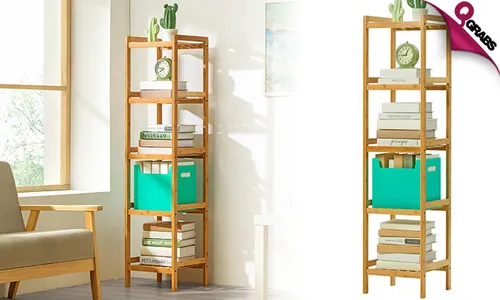 DIY 5-Tier Bamboo Shelf!
